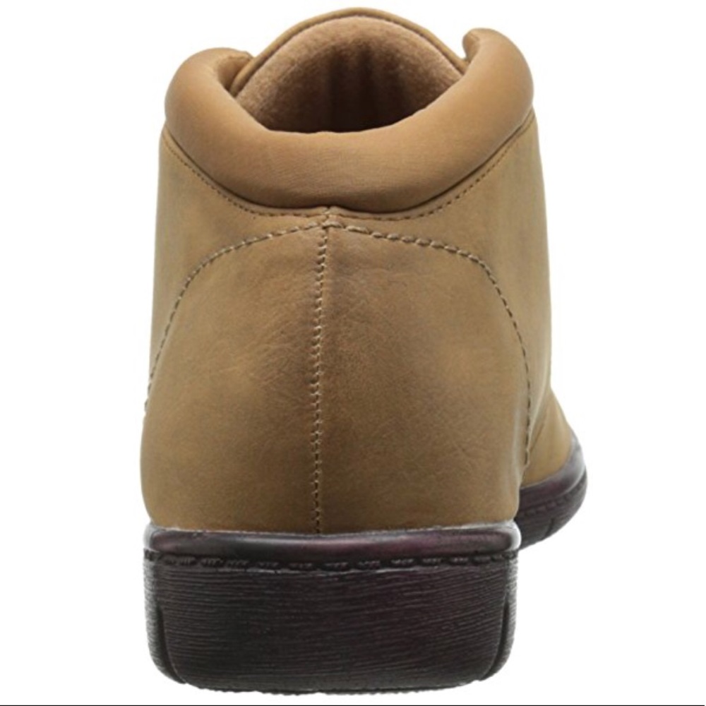 Tan Comfort Lace Up Chukka Boyfriend Bootie - Picture 5 of 5